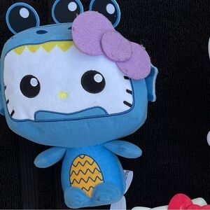 Blue and Purple Plush Toy